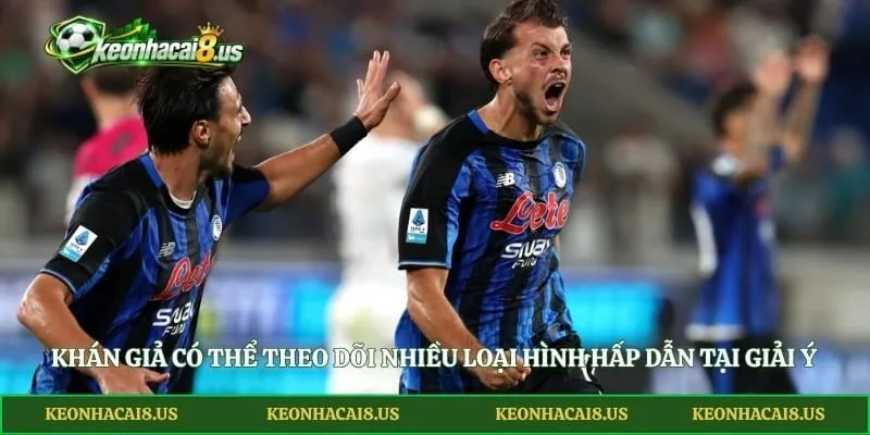 Khán giả có thể theo dõi nhiều loại hình hấp dẫn tại giải Ý