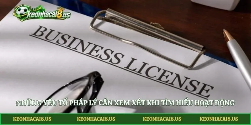 Những yếu tố pháp lý cần xem xét khi tìm hiểu hoạt động
